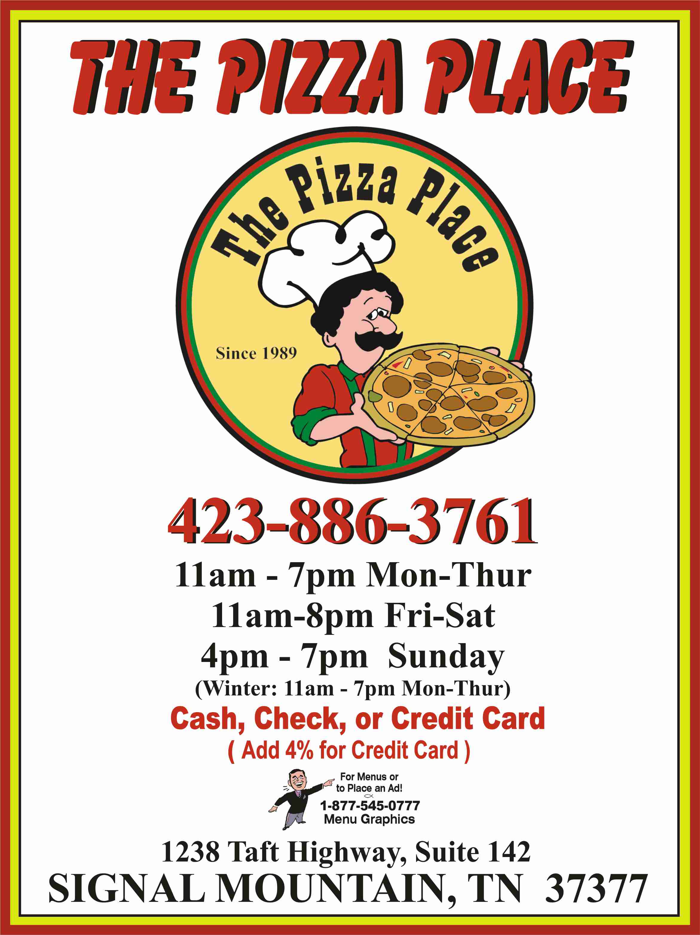 Pizza Place - Signal Mountain, TN